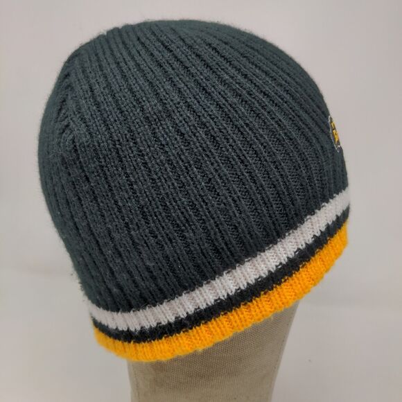 Franchise Club Iowa Hawkeyes Men's Knit Beanie Hat Black Embroidered Bird Logo - Picture 6 of 12